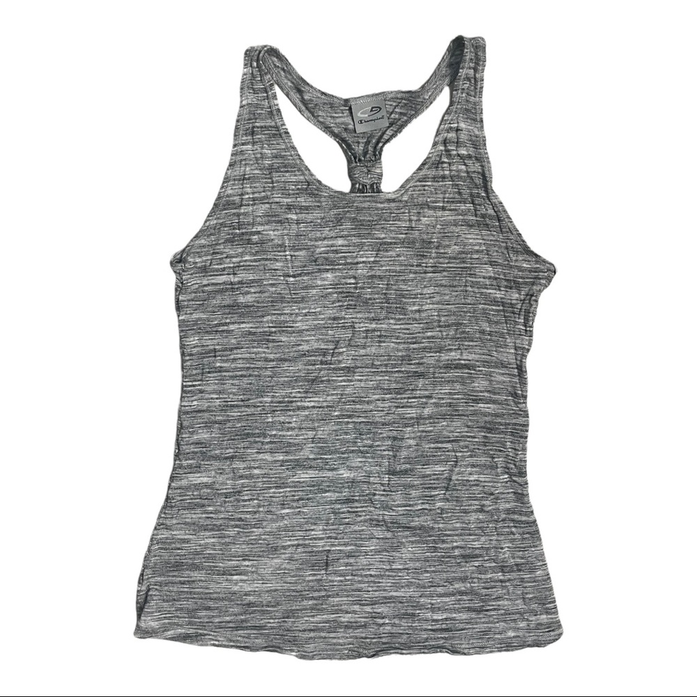 Champion Women’s Gray Heathered Active Swing Drape Racerback Tank Top